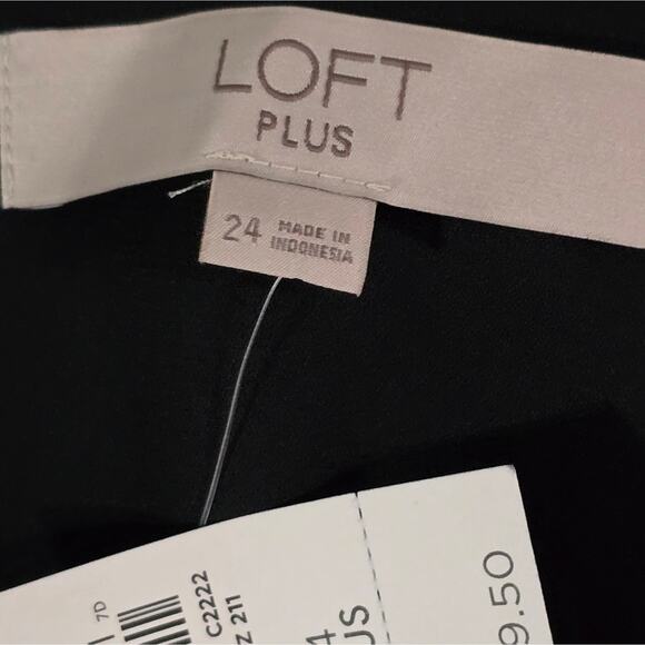 Loft Ann Taylor Floral Long Sleeve Dress Plus Size 24 New! - Picture 7 of 8